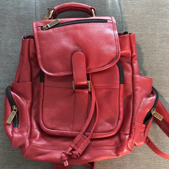 Claire Chase Travel Rose Red Backpack - Picture 1 of 6